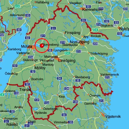 map of Norrbyströmmen